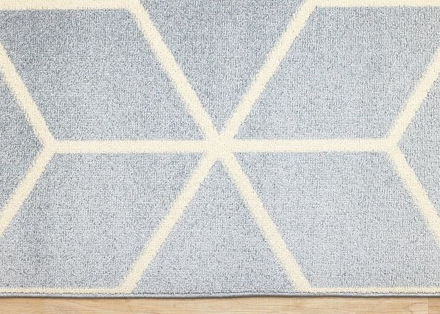 Kalora Interiors Eclipse Blue/Cream 5'x8' Area Rug-3