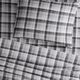 Olliix by Woolrich Grey Plaid Queen Flannel Cotton Sheet Set-5
