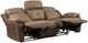 Homelegance® Glendale Brown Double Manual Reclining Sofa-3