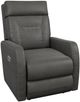 La-Z-Boy® Lennon Charcoal Leather Power Rocking Recliner with Headrest and Lumbar-0