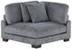 Mazin Furniture Traverse 2-Piece Gray Sectional Set-4
