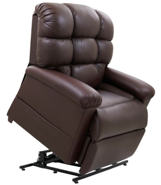 UltraComfort™ Vega Smoke Medium Extra Wide Power Lift Recliner-1