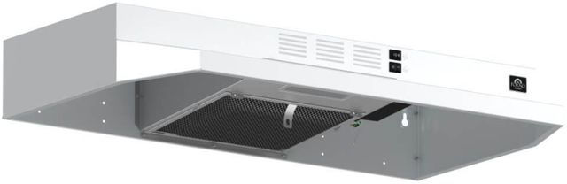 FORNO® Espresso Cappa 30" White Under Cabinet Range Hood-1