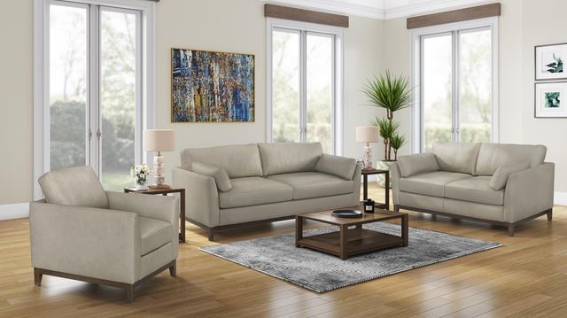 Legends Home Legacy Leather Platinum Sofa-1