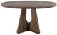 International Furniture Direct Natural Teca Brown Dining Table-0