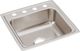 Elkay Lustertone® Classic Lustrous Satin 19-1/2" x 19" x 7-1/2" OS4-Hole Single Bowl Drop-In Sink-0