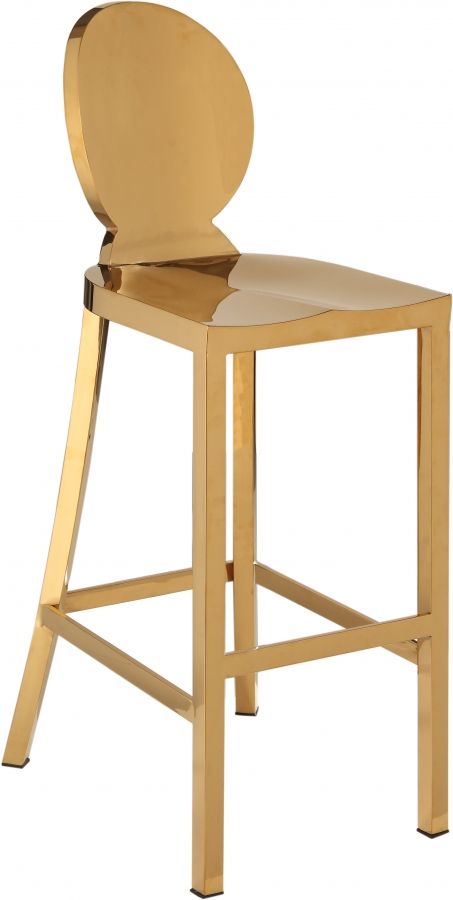 Meridian Furniture Maddox Gold Bar Stool-0