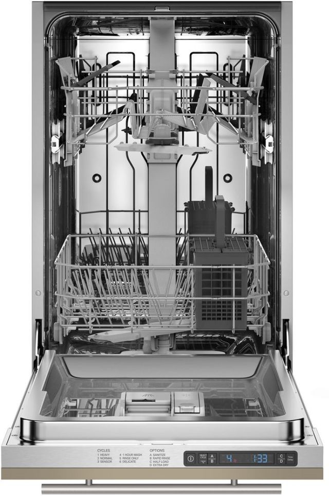 Whirlpool® 18" Panel Ready Top Control Built-In Dishwasher with Flush Install -3