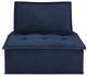 Elements International Paxton Columbia Navy Armless Chair-1