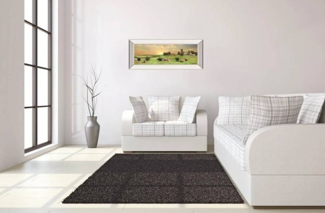 Classy Art Blessed Morning by Lori Deiter Mirrored Frame Wall Art-3