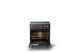 Viking® 5 Series 30" Cast Black Pro Style Induction Range with Brushed Brass Trim-1