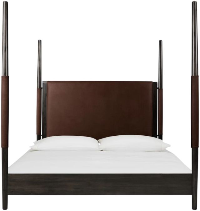 Modus Furniture Koko Minx King Upholstered Poster Bed-3