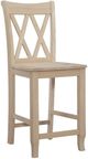 John Thomas Furniture® Customizable Select Double XX-Back Counter Stool-1