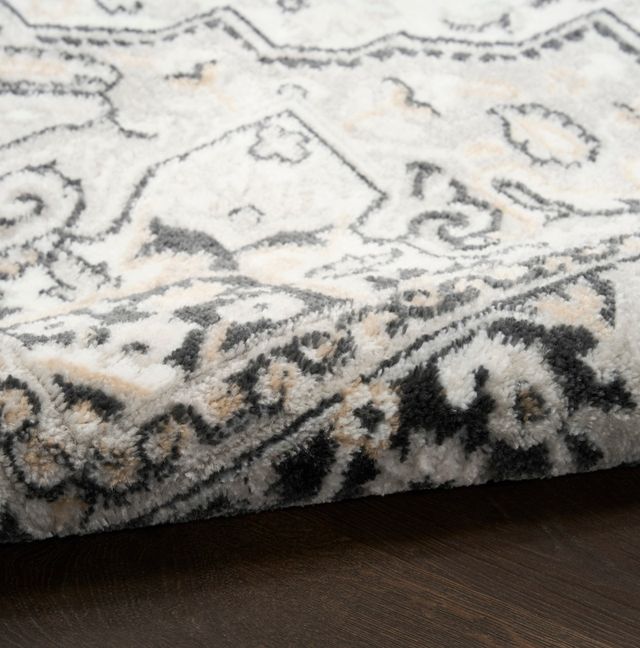 Nourison Home™ Dekor Charcoal/Ivory 5'x7' Area Rug-4