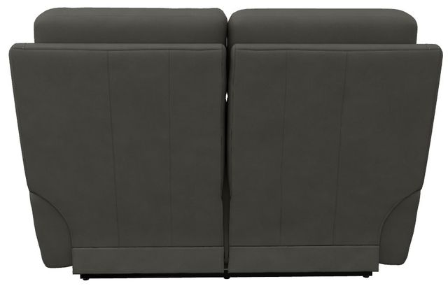 La-Z-Boy® Apollo Blue Grey Leather Power Reclining Loveseat with Headrest and Lumbar-3