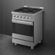 Smeg Professional 24" Stainless Steel Pro Style Gas Range-2