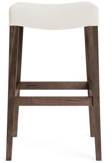 Bassett® Furniture Customizable Vail 18" Saddle Bar Stool-1