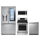 LG 4 Piece Kitchen Package-Stainless Steel-0