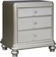Signature Design by Ashley® Coralayne 5-Piece Silver Full Upholstered Panel Youth Bed Set-3