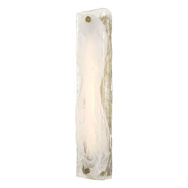 Uttermost® Taffy White LED Wall Sconce with Antique Brass Accent-3