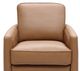 Leather Italia™ Georgetowne Turner Camel Swivel Glider Chair-1
