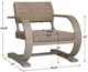 Uttermost® Rehema Cerused Wheat Wicker/Wooden Outdoor Lounge Chair-3