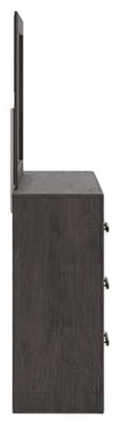 Signature Design by Ashley® Prendonea Charcoal Dresser and Mirror-2