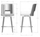 Amisco Customizable Bryana Swivel Counter Stool-2