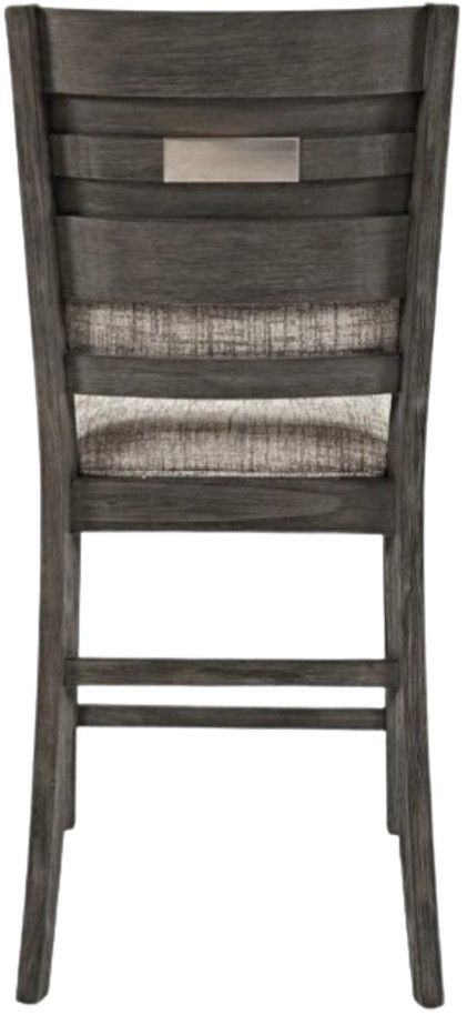 Jofran Inc. Altamonte Brushed Gray Upholstered Counter Stool-3
