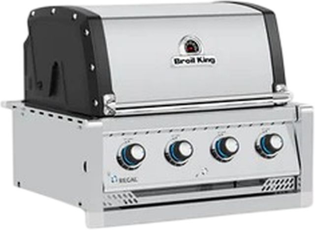 Broil King® Regal™ S420 4-Burner Stainless Steel Built In Natural Gas Grill-2