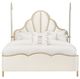 Michael Amini® Malibu Crest Chardonnay/Porcelain California King Upholstered Poster Bed-4
