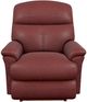 La-Z-Boy® Reed Wine Leather Power Rocking Recliner with Headrest-1