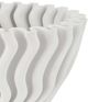 Currey & Company White Ripple Vase-2