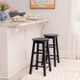 Linon Abby Navy Round Counter Stool-5