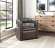 Homelegance® Sawyer Dark Coffee Swivel Chair-1