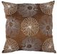 A & B Home Posie Brown Throw Pillow-0