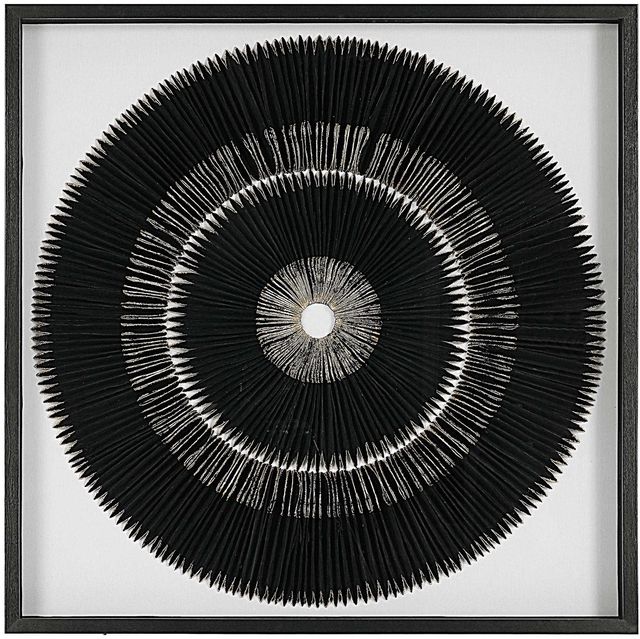 Uttermost® Sandara Black/Gold Leaf Shadow Box-0