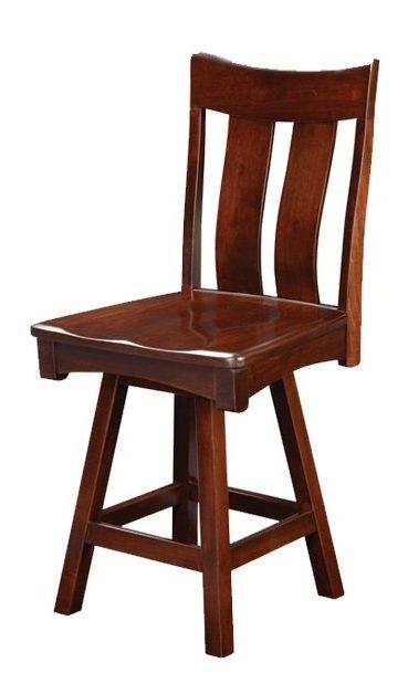 Door County Rockville Back Swivel Stool 24"-0