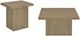 Coaster® Devar 2-Piece Latte Occasional Table Set-0