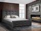 Fornirama 265 King Complete Upholstered Panel Bed-3