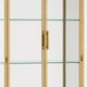 Dovetail Furniture Viridian Brass Cabinet-5