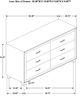 Coaster® Melody 5-Piece Gray California King Bedroom Set-4