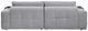 Homelegance® Tidal Gray Loveseat-4