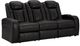 Signature Design by Ashley® Caveman Den Midnight Power Reclining Sofa with Adjustable Headrest-1