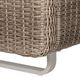 Flexsteel® Vista Canvas Natural Aluminum/Fabric/Wicker Outdoor Modular Sectional-5