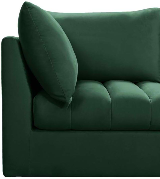 Meridian Furniture Jacob 8-Piece Green Velvet Modular Sectional Set-2