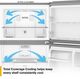 Whirlpool® 30" 19.3 Cu. Ft. Biscuit Top Freezer Refrigerator with Total Coverage Cooling-4