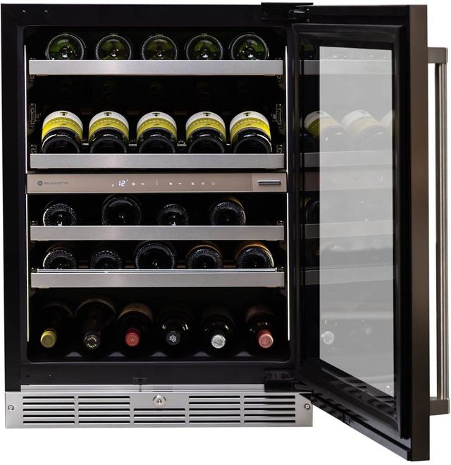 Silhouette® Pro Gen 3 - 24" 4.8 Cu. Ft. Stainless Steel Built-In Wine Cellar-1