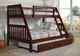 Donco Kids Austin Mission Cappuccino Mission Twin/Full Bunk Bed with Trundle-1