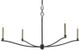 Currey & Company Knole French Black Chandelier-0